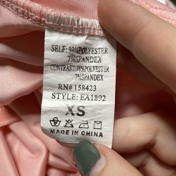 Eros Velour Barbiecore Sweater Dress Jumpsuit Long Sleeved Hoodie Pink Size XS - Picture 7 of 11